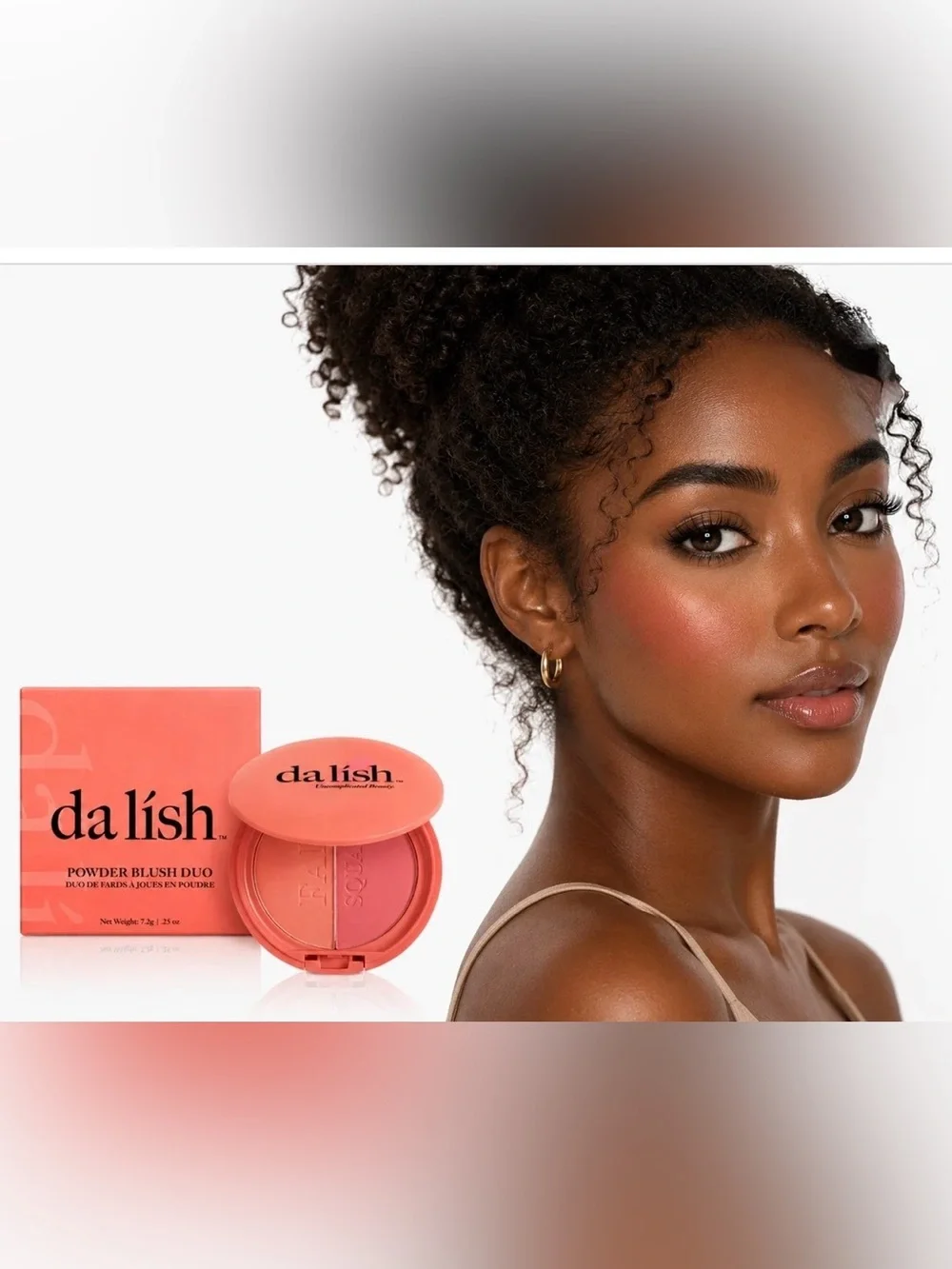 da lish  Powder Blush Duo in Shade Rose all Day NIB